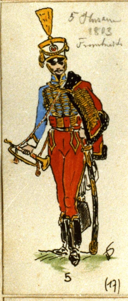 Trompette 5e Hussards 1803